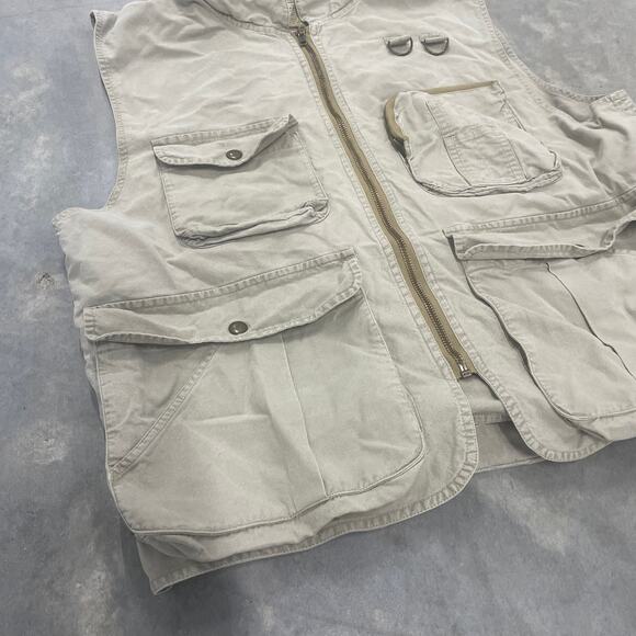 Banana Republic Mens Vest Medium Safari Photography Hunting Fishing Utility Mesh - Picture 4 of 6